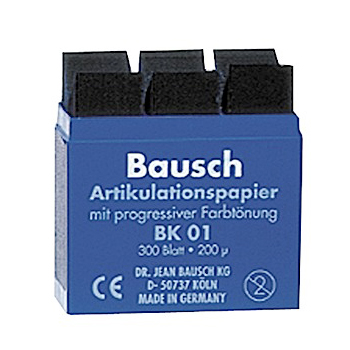 Артикул. бумага синяя  ВК-01 200 мкм/Bausch (уп/300шт)